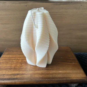 Ribbled Swirl Candle