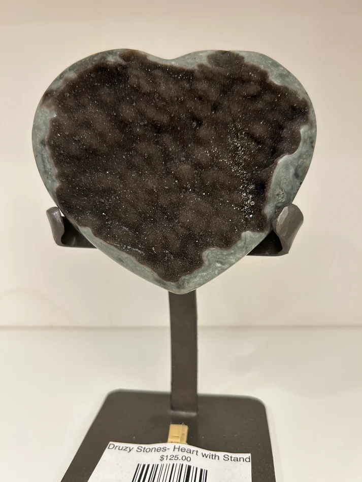 Druzy Stones- Heart with Stand - Image 6