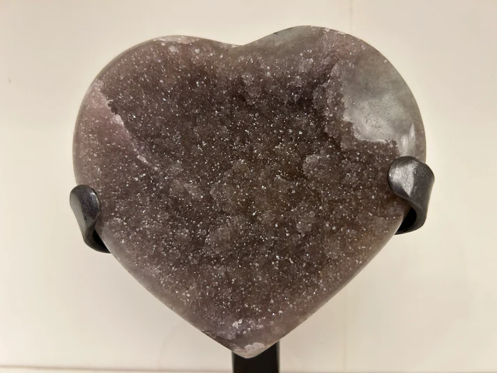 Druzy Stones- Heart with Stand - Image 2