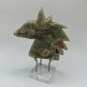 Green Quartz Druzy Stone- Unicorn 2008