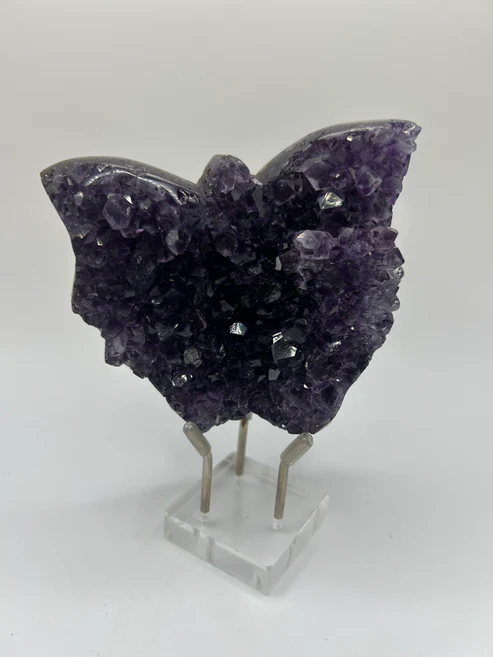 Medium Amethyst Stone-Butterfly 2042
