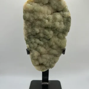 Green Quartz Druzy Stone- Special Formation on Stand 2067