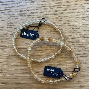 Citrine Beaded Bracelet
