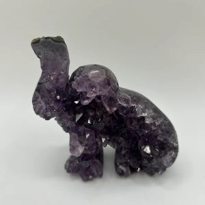 Small Amethyst Elephant 2039