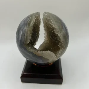 Druzy Quartz Sphere with Stand 499408