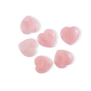 Rose Quartz Flat Stone HeartsRose Quartz Flat Stone Hearts 2059