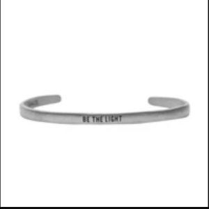 Be The Light - Silver Cuff