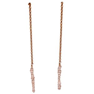 Freshwater Seed Pearl Threader Earring